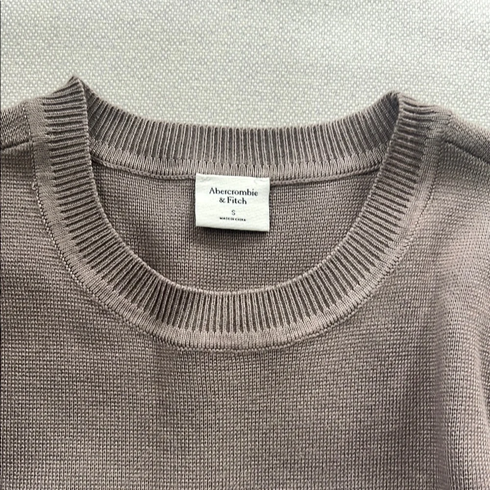 Abercrombie & Fitch Taupe Knit Sweater Bodysuit - Picture 2 of 2